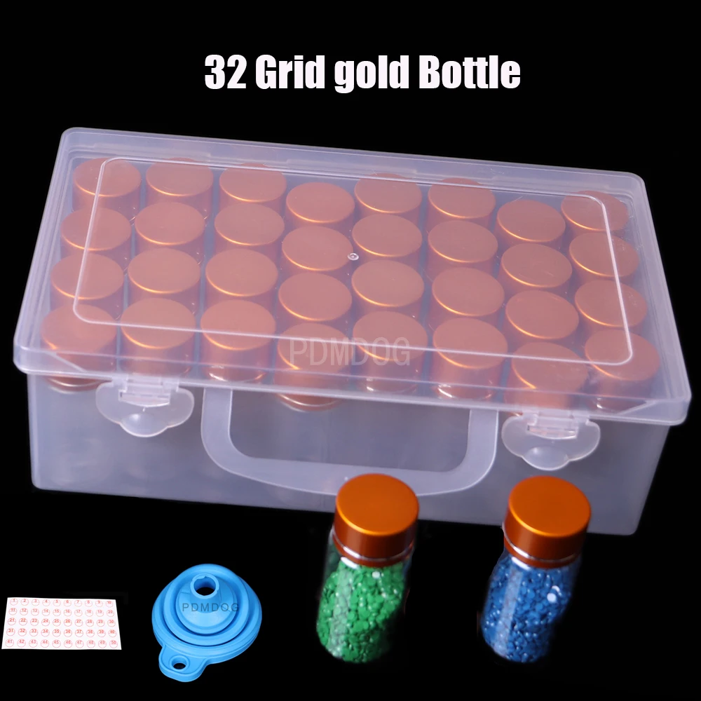 32 шт., пластиковые аксессуары для алмазной живописи с контейнером для бутылки
32 шт., пластиковые аксессуары для алмазной живописи с контейнером для бутылки