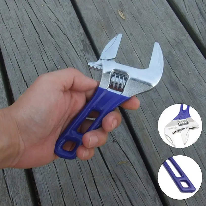 Adjustable Wrench Chrome Vanadium Steel Universal Spanner Nut Key Hand Tools Maximum 24/30/34/44mm Diameter
Adjustable Wrench Chrome Vanadium Steel Universal Spanner Nut Key Hand Tools Maximum 24/30/34/44mm Diameter