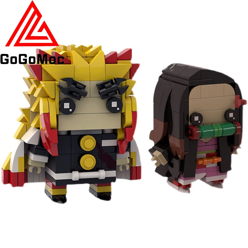 Demon Slayered Kamen Kyoujurou Brickheadz Model Building Blocks MOC Anime Action Figure Movie Bricks Diy Toy For Children Gifts
Demon Slayered Kamen Kyoujurou Brickheadz Model Building Blocks MOC Anime Action Figure Movie Bricks Diy Toy For Children Gifts