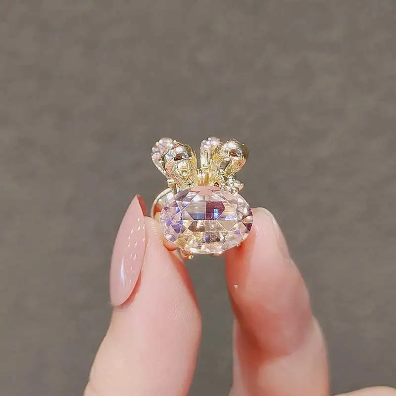 Rabbit Ears Imitation Crystal Hair Clip Pink Rhinestone Hairpin Butterfly Flower Pattern Hair Claw Women Girls Hair Accessories
Rabbit Ears Imitation Crystal Hair Clip Pink Rhinestone Hairpin Butterfly Flower Pattern Hair Claw Women Girls Hair Accessories