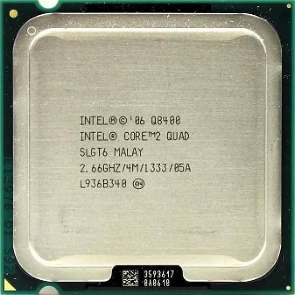 б/у процессор сокет 775 Intel Core2Quad Q8400 2 66/4/1333 SLGT6 | Компьютеры и офис
