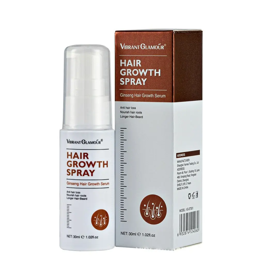 Ginseng Hair Growth Serum Fast Hair Growth Spray Essence Oils Ginger Hair Loss Treatment For Thinning Hair Health Care 30ML
Ginseng Hair Growth Serum Fast Hair Growth Spray Essence Oils Ginger Hair Loss Treatment For Thinning Hair Health Care 30ML