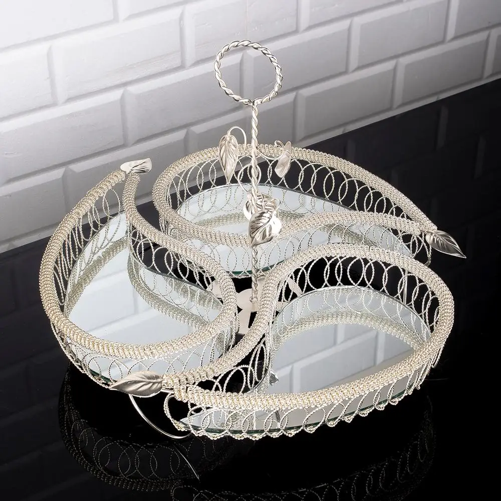 Service Tray Triple Drop Golden Silver Style Plate Cake Jar Glass Cookie Macaron Sweet Dessert Triple Drop Serving Tray
Service Tray Triple Drop Golden Silver Style Plate Cake Jar Glass Cookie Macaron Sweet Dessert Triple Drop Serving Tray