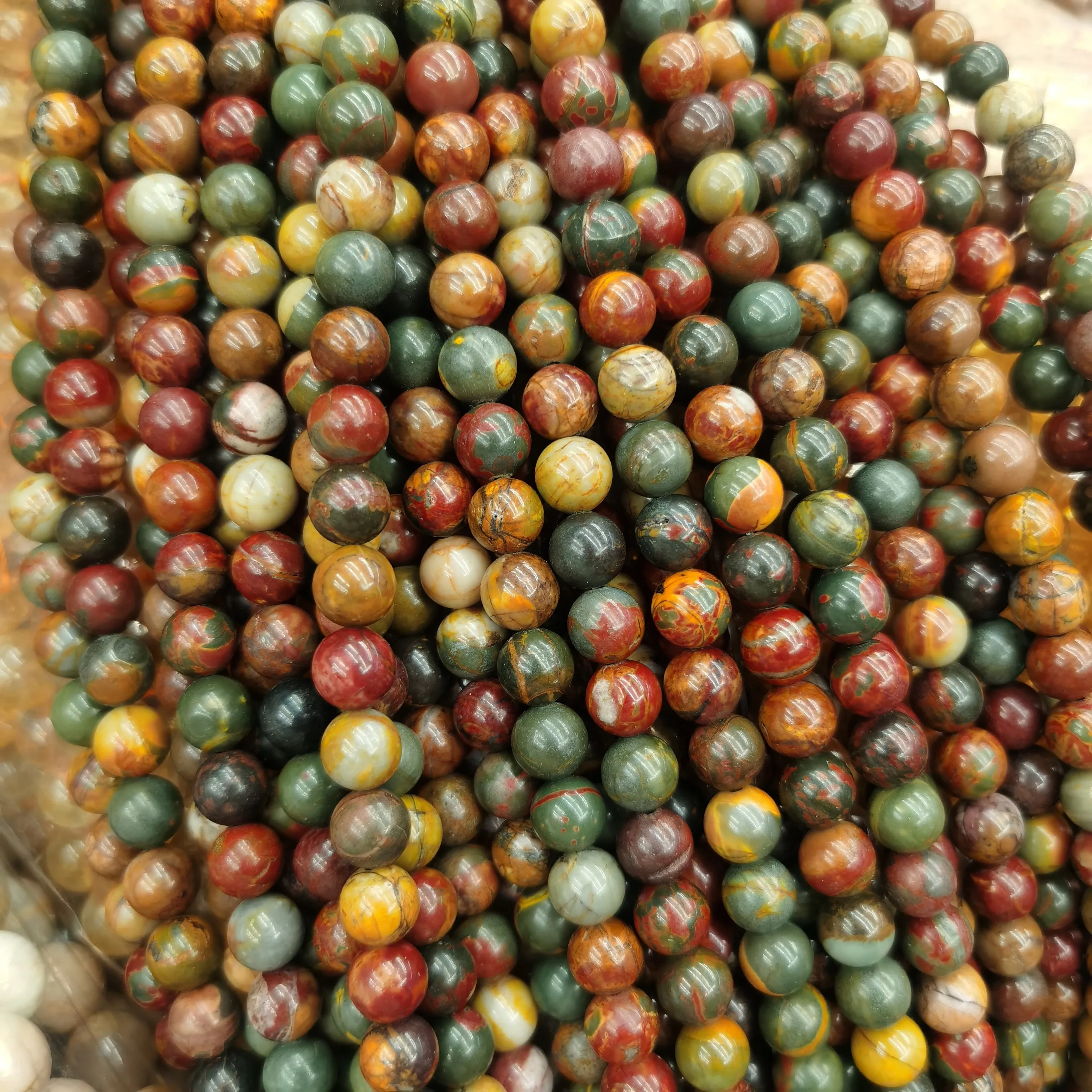 Free shipping 1strands/setpicasso jasper4mm-12mm round stone loose beads for jewelry making design gift
Free shipping 1strands/setpicasso jasper4mm-12mm round stone loose beads for jewelry making design gift