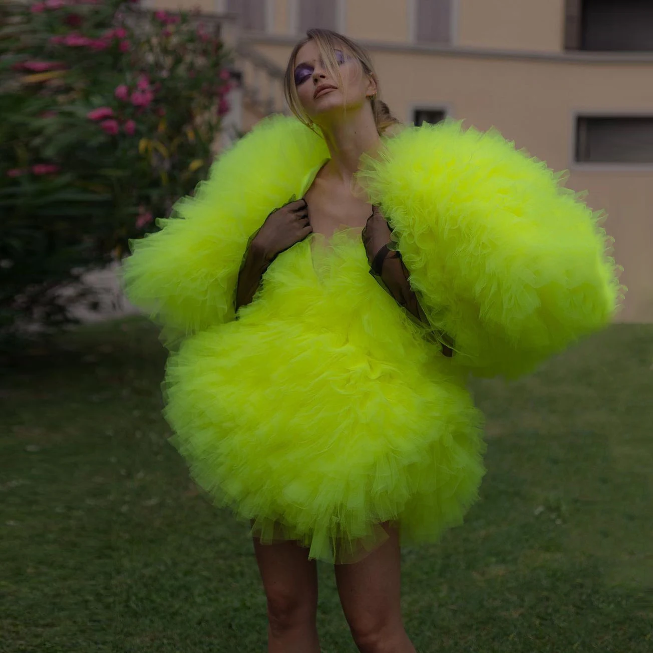 Neon Green Tulle Maternity Gowns Short Pregnancy Dresses for Photo Shoot Baby Shower Women Robe Dress
Neon Green Tulle Maternity Gowns Short Pregnancy Dresses for Photo Shoot Baby Shower Women Robe Dress