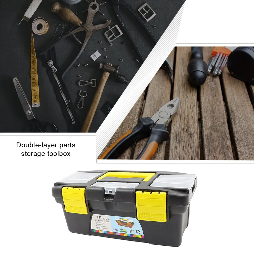 10 Inch 12.5Inch Multifunctional Instrument Parts Hardware Tool Storage Box ABS Plastic Toolbox Electrician Box 
10 Inch 12.5Inch Multifunctional Instrument Parts Hardware Tool Storage Box ABS Plastic Toolbox Electrician Box