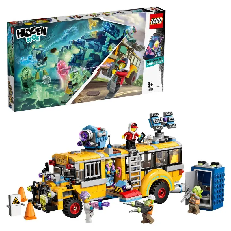 Конструктор LEGO Hidden Side 70423 Автобус охотников за паранормальным 3000|Блочные