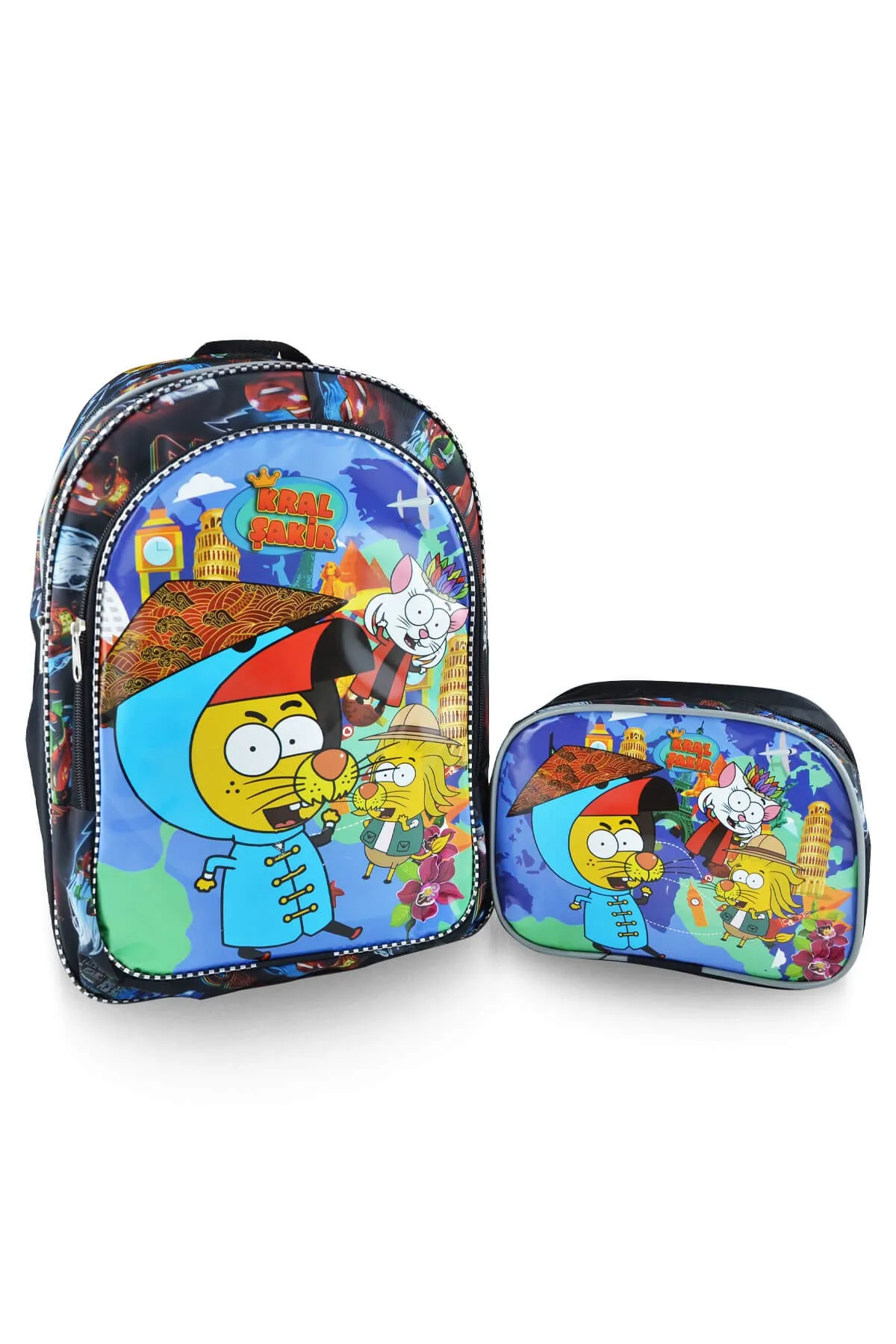 King akir School Backpack 3 Compartment Nutrition Bag Water-proof cloth 
King akir School Backpack 3 Compartment Nutrition Bag Water-proof cloth
