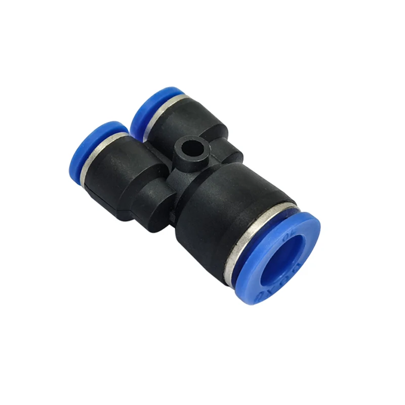 

30PCS PW 4 to 12mm Y-type Pneumatic fitting Reducing Tee Straight Through plastic hose quick couplings
