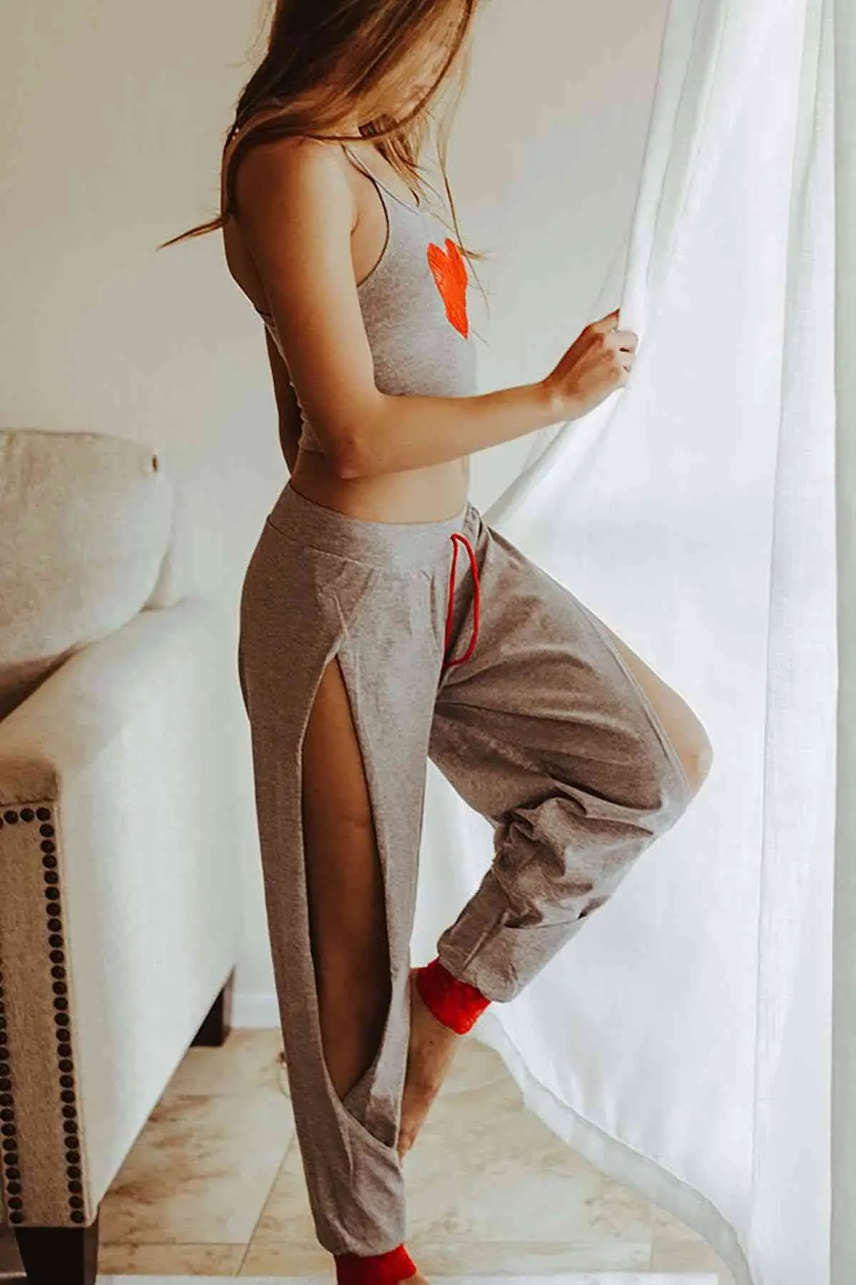 Merry See Lace Heart Design Pajamas Suit Gray Special womens short home clothes home suit women sleep tops pants sexy lady 2021
Merry See Lace Heart Design Pajamas Suit Gray Special womens short home clothes home suit women sleep tops pants sexy lady 2021