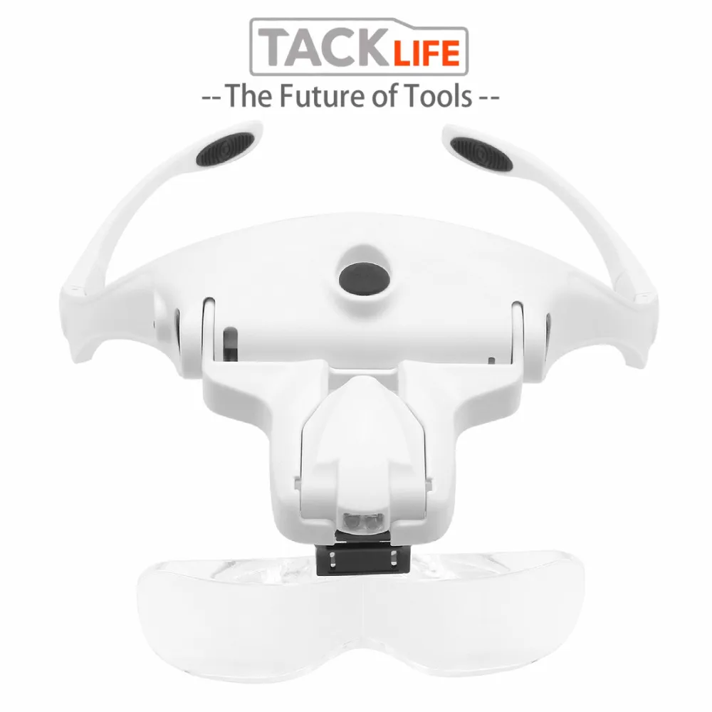 TACKLIFE 1.0X 1.5X 2.0X 2.5X 3.5X Adjustable 5 Lens Loupe LED Light Headband Magnifier Glass LED Magnifying Glasses With Lamp
TACKLIFE 1.0X 1.5X 2.0X 2.5X 3.5X Adjustable 5 Lens Loupe LED Light Headband Magnifier Glass LED Magnifying Glasses With Lamp