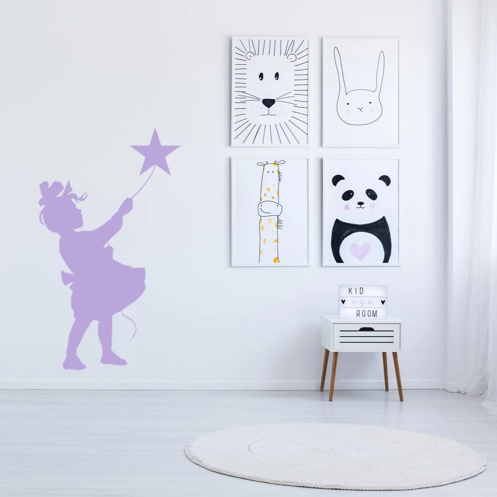 Little Girl Playing Star Wall Sticker Decal Home Girl's Bedroom Wall Decoration A00346
Little Girl Playing Star Wall Sticker Decal Home Girl's Bedroom Wall Decoration A00346