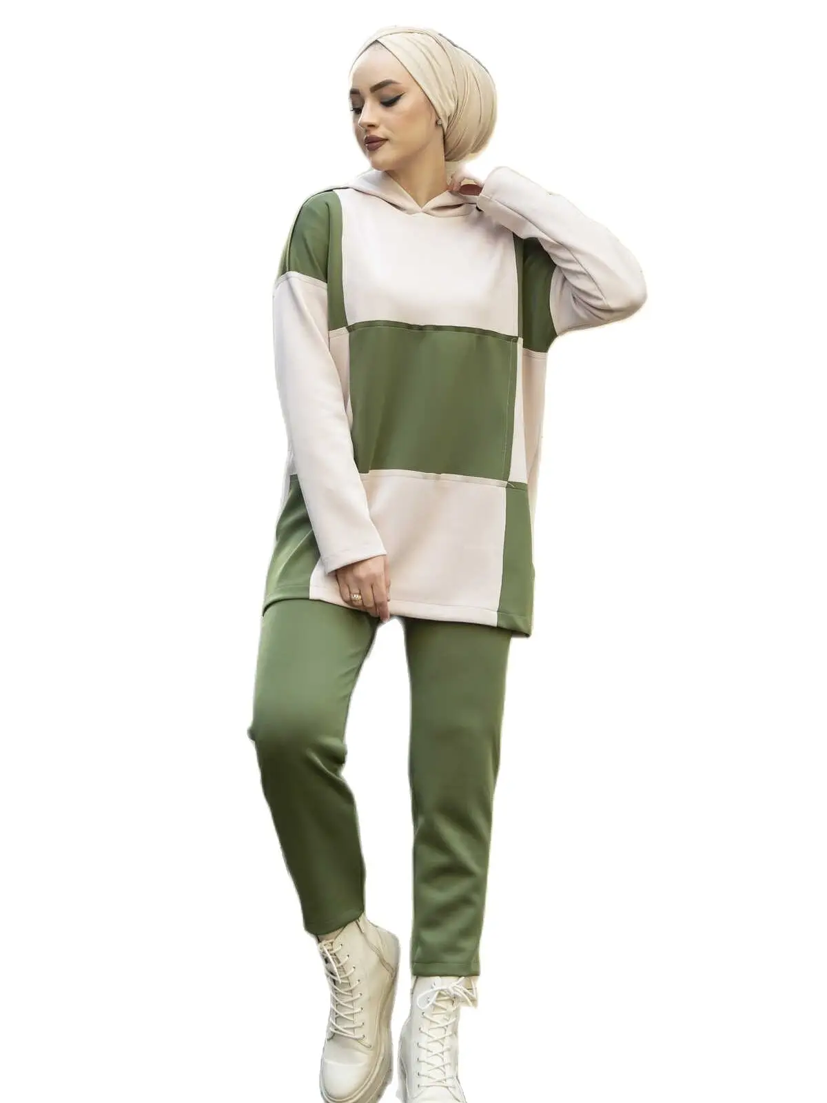 New Season Seasonal 2 Piece Square Garnish Hooded Tunic And Pants Hijab Tracksuit Suit Turkey Dresses For Women Ramadan Fashion Muslim Hijab Dress Female Abayas Dubai Hijab Clothing Casual And Stylish Designs
New Season Seasonal 2 Piece Square Garnish Hooded Tunic And Pants Hijab Tracksuit Suit Turkey Dresses For Women Ramadan Fashion Muslim Hijab Dress Female Abayas Dubai Hijab Clothing Casual And Stylish Designs