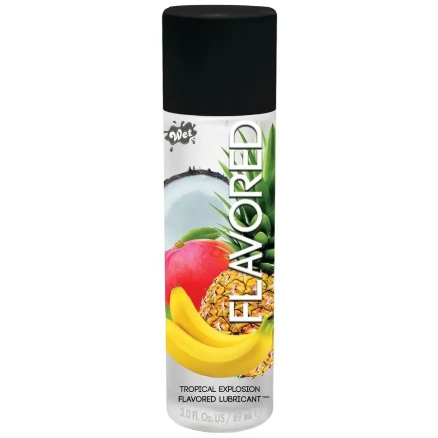 Согревающий лубрикант и лосьон для массажа WET Fun Flavors, фруктовый микс, 89 мл 20421 - Wet - Возбуждающие смазки, гели и лубриканты - Купить