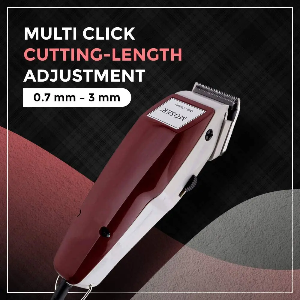 Moser Professional Barber Hair Clipper Shaver Electric Tondeuse Maquina de Cortar Cabello Beard Trimmer Hair Cutting Machine 
Moser Professional Barber Hair Clipper Shaver Electric Tondeuse Maquina de Cortar Cabello Beard Trimmer Hair Cutting Machine