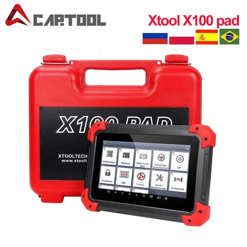 Автомобильный диагностический сканер XTOOL, программатор для ключей OBD2, считыватель кодов, многоязычный, с онлайн-обновлением EEPORM
Автомобильный диагностический сканер XTOOL, программатор для ключей OBD2, считыватель кодов, многоязычный, с онлайн-обновлением EEPORM
