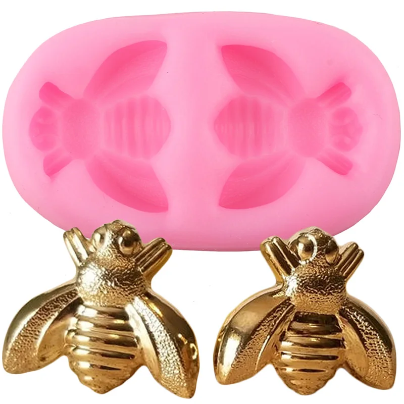 3D Sugarcraft Bee Silicone Mold Cupcake Topper Fondant Cake Decorating Tools Cookie Baking Chocolate Moulds Jelly Candy Molds
3D Sugarcraft Bee Silicone Mold Cupcake Topper Fondant Cake Decorating Tools Cookie Baking Chocolate Moulds Jelly Candy Molds