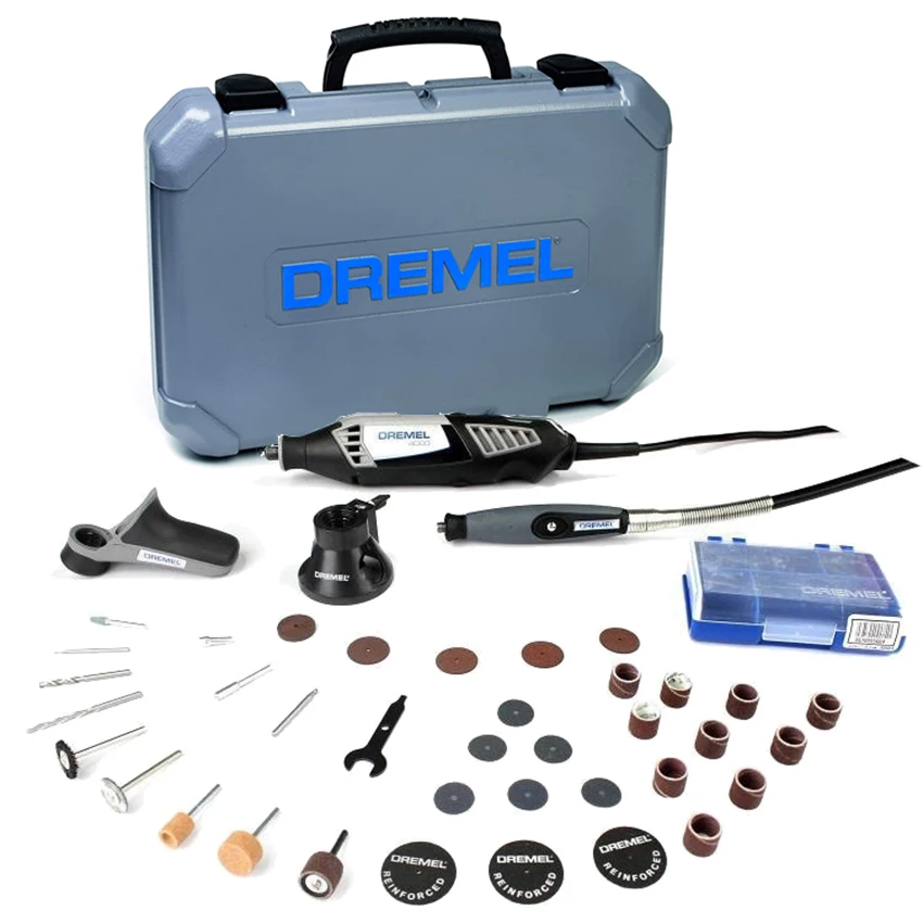 Вращающийся инструмент BOSCH Dremel 4000 175 Вт многофункциональный набор с 3 насадками 36