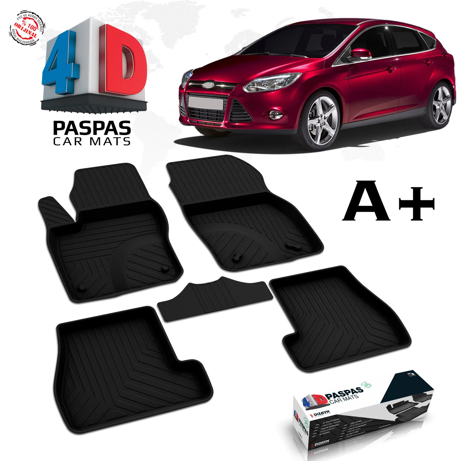 FOR FORD FOCUS 3 HB 4D POOL MAT BLACK COLOR RUBBER SLIP-RESISTANT SYNTHETIC ACCESSORIES LUGGAGE TRIM 2011 2012 2013 2014 AND OVER
FOR FORD FOCUS 3 HB 4D POOL MAT BLACK COLOR RUBBER SLIP-RESISTANT SYNTHETIC ACCESSORIES LUGGAGE TRIM 2011 2012 2013 2014 AND OVER