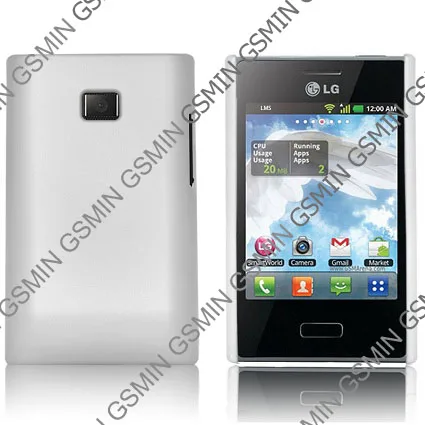 Чехол-накладка для LG Optimus L3 / E400 (Белый) | Мобильные телефоны и аксессуары