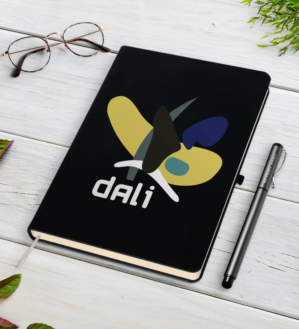 Personalized Dali Design Black Notebook and Pen Gift Set
Personalized Dali Design Black Notebook and Pen Gift Set