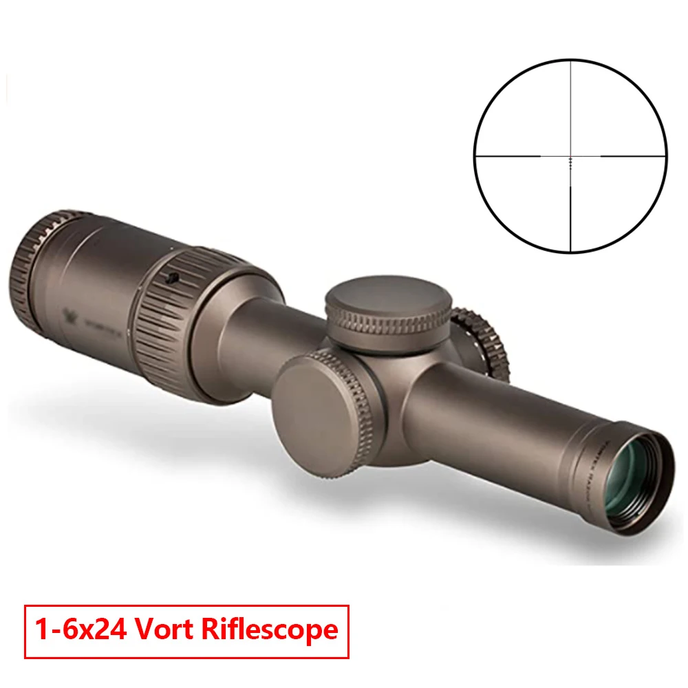 Охотничий оптический прицел Vrtex 1-6x24, HD GEN II, тактический телескоп BDC MOA, прицел с креплением для страйкбольной винтовки
Охотничий оптический прицел Vrtex 1-6x24, HD GEN II, тактический телескоп BDC MOA, прицел с креплением для страйкбольной винтовки