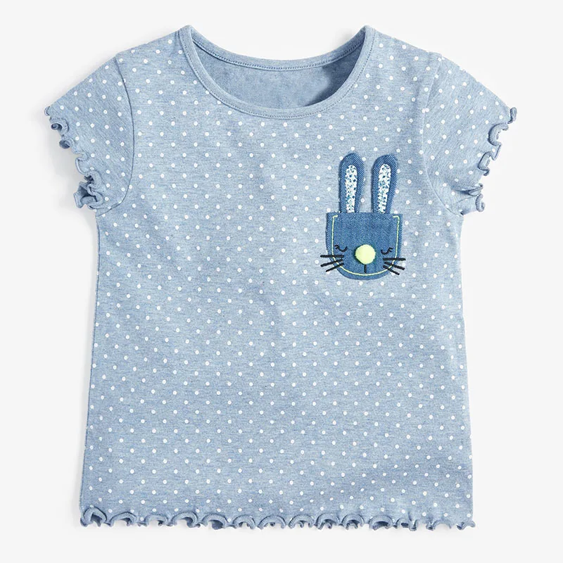 100% Combed Cotton Dots Rabbit Summer t-shirt Baby Girl Clothes Short Sleeve Children Kids t shirt Bebe Girls Underwear Tee Tops
100% Combed Cotton Dots Rabbit Summer t-shirt Baby Girl Clothes Short Sleeve Children Kids t shirt Bebe Girls Underwear Tee Tops