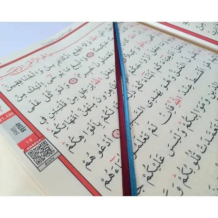 Merve Коран среднего размера легко читаемый компьютерный циферблат красная крышка