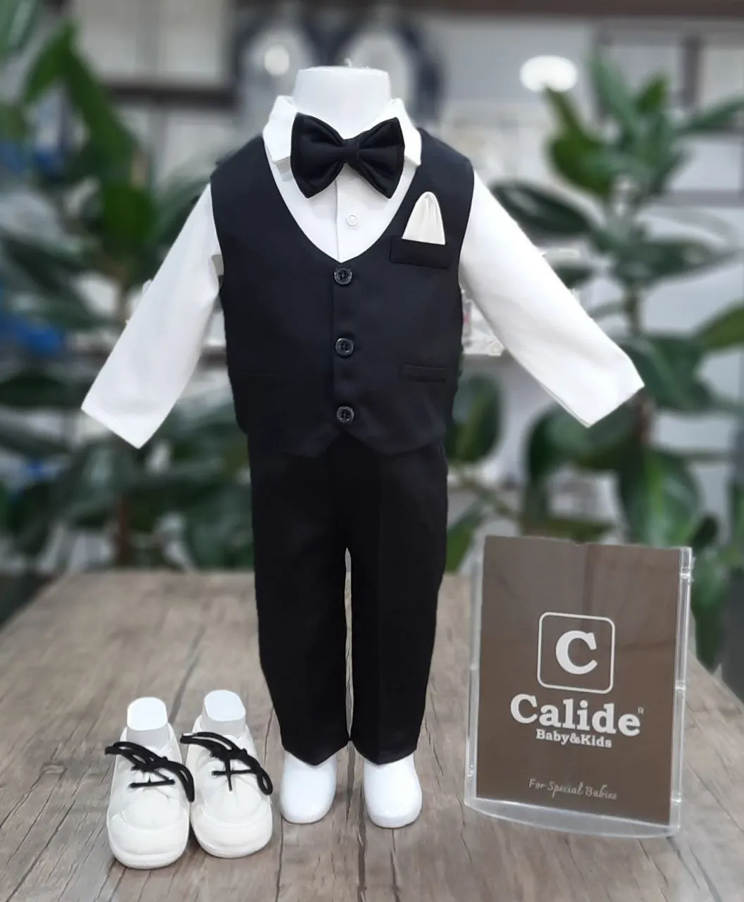 Baby Boys Clothing Newborn Wedding Marriage Costum Suit Tuxedo Baptism Set Shirt Vest Bow Tie Shoes 7 Piece 3 - 6 Months 62 cm
Baby Boys Clothing Newborn Wedding Marriage Costum Suit Tuxedo Baptism Set Shirt Vest Bow Tie Shoes 7 Piece 3 - 6 Months 62 cm