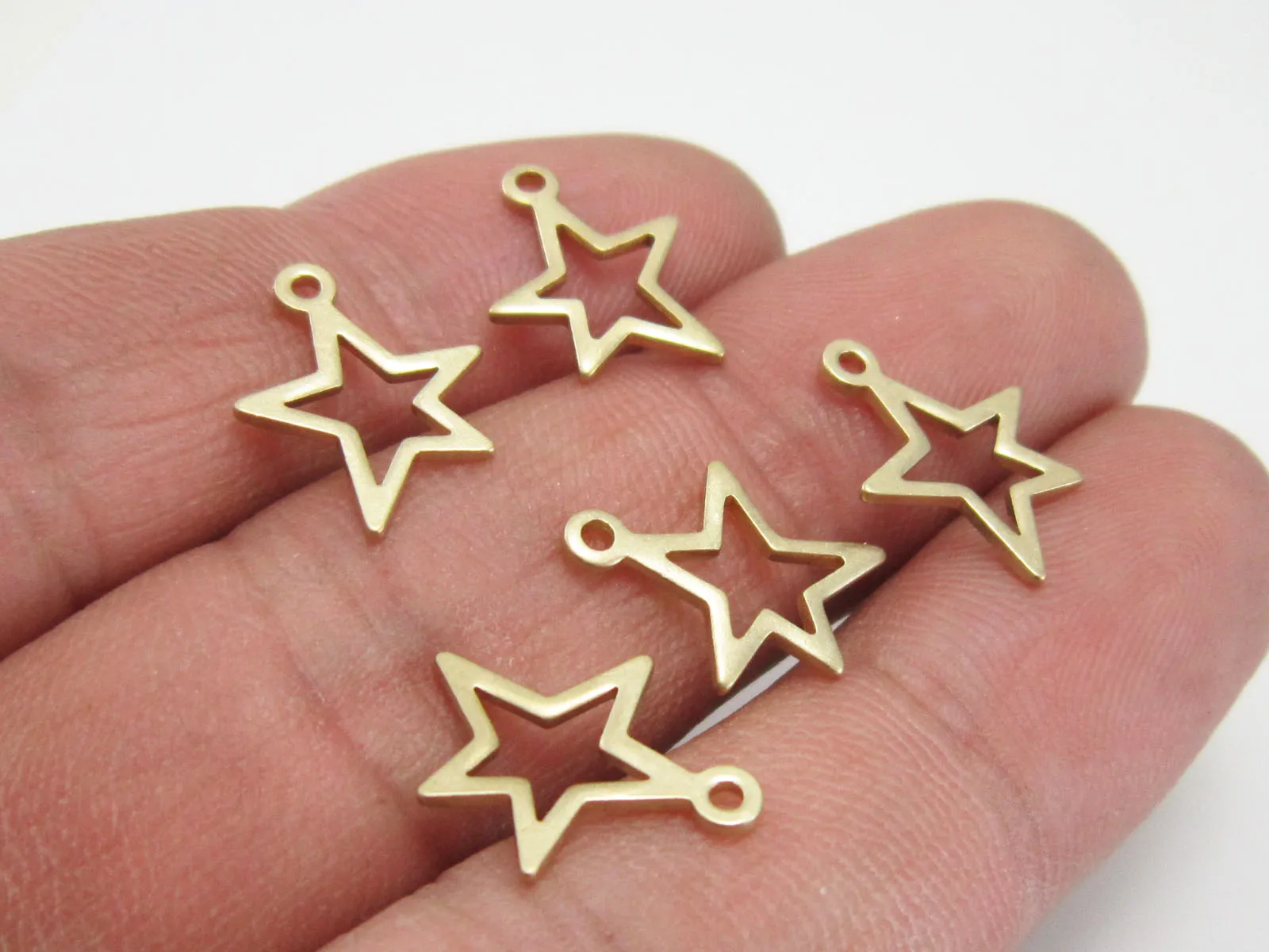 30pcs Brass Charms, Mini Star Earrings Charm, Earring Accessories, 15x11.3mm, Jewelry Making Supplies R1628
30pcs Brass Charms, Mini Star Earrings Charm, Earring Accessories, 15x11.3mm, Jewelry Making Supplies R1628