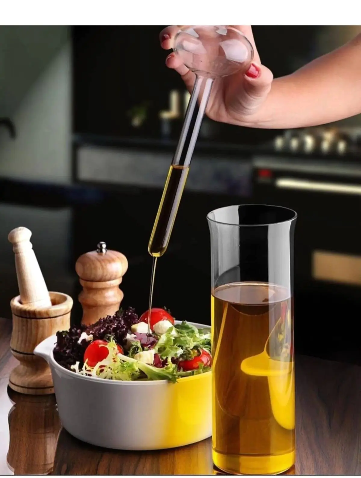 Smart Glass Oiler Practical Convenient Self-Size 650 ml, Practical Products. Pouring Damlatır.
Smart Glass Oiler Practical Convenient Self-Size 650 ml, Practical Products. Pouring Damlatır.