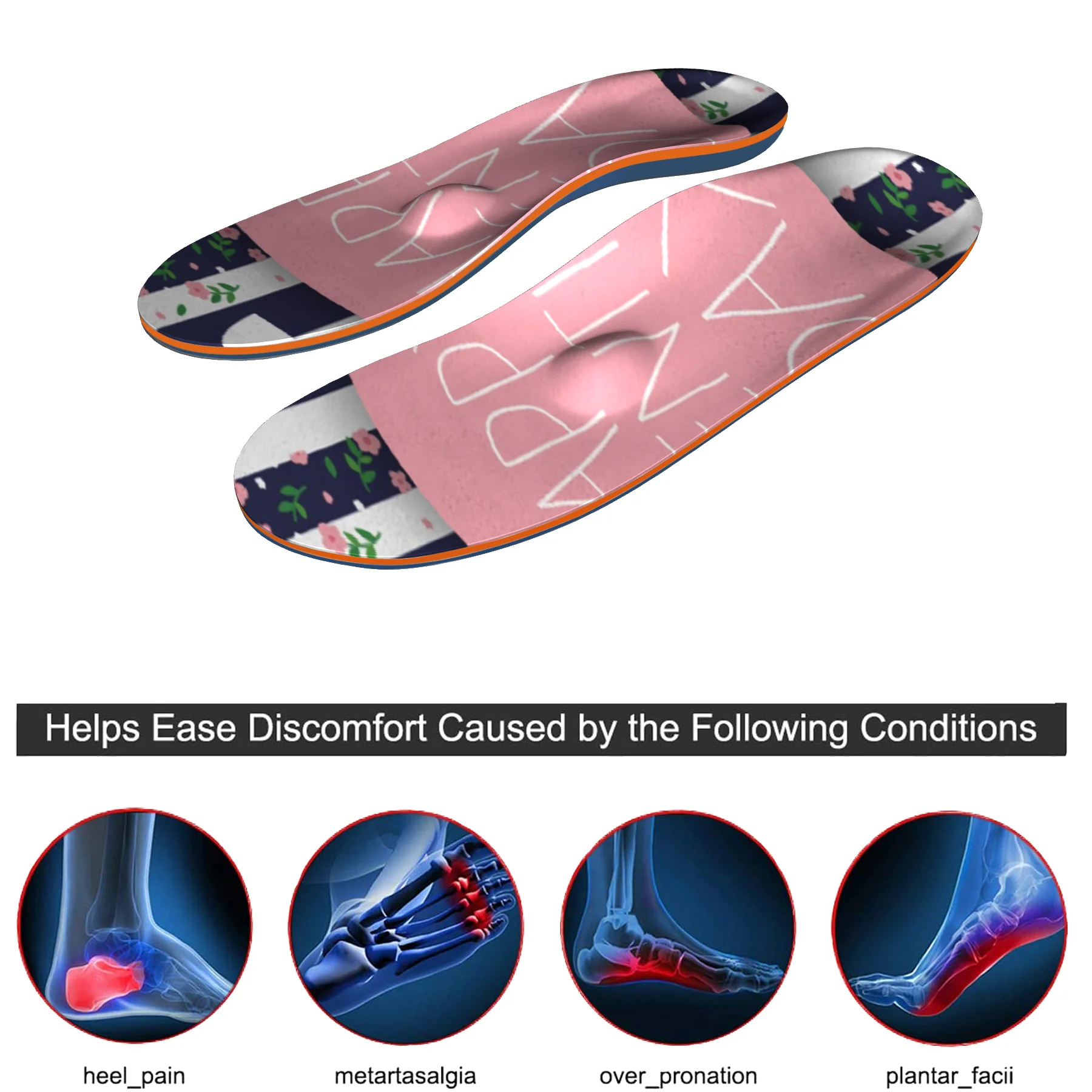 iFitna Full Length Orthotic Shoe Insoles Classic with Arch Support Unisex- Relieve Metatarsal, Arch and Heel Pain
iFitna Full Length Orthotic Shoe Insoles Classic with Arch Support Unisex- Relieve Metatarsal, Arch and Heel Pain