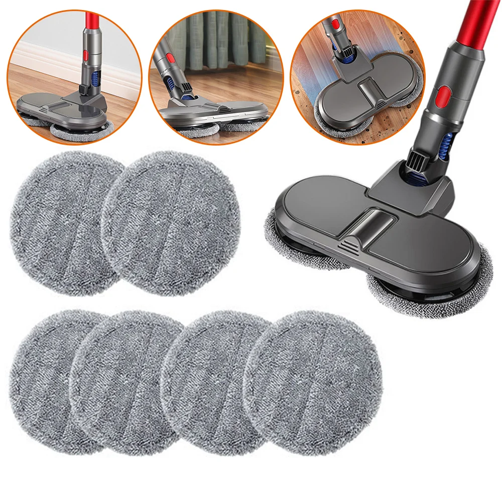 1*Mop Head+6*Mop Cloth For Dyson V7 V8 V10 V11 Vacuum Cleaner Parts Wet And Dry Electric Cleaning Mop Head Brush 1 + Cloth 6
1*Mop Head+6*Mop Cloth For Dyson V7 V8 V10 V11 Vacuum Cleaner Parts Wet And Dry Electric Cleaning Mop Head Brush 1 + Cloth 6