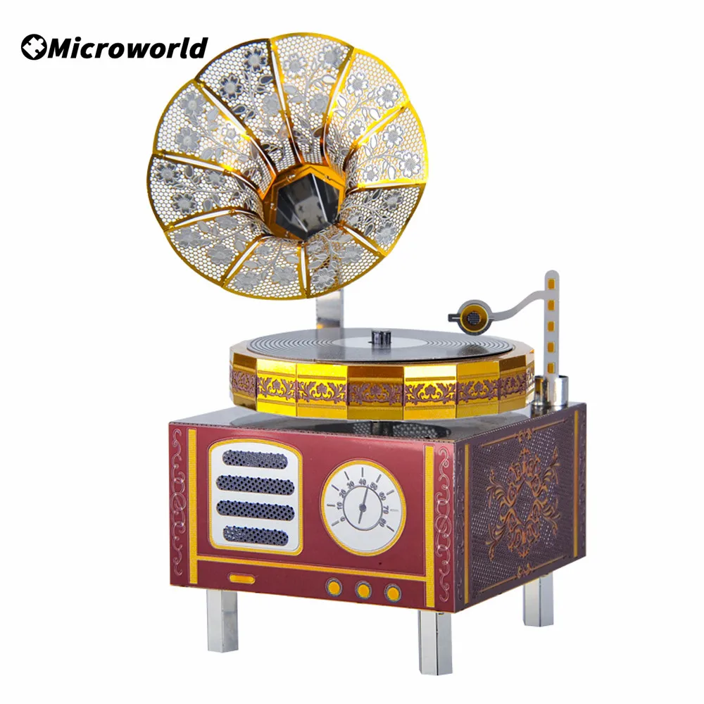 Retro GramophoneTheme Music Box 3D Metal Puzzle DIY With Meet Song Christmas Gift New Year Gift Toys For Kids and Adults YY206
Retro GramophoneTheme Music Box 3D Metal Puzzle DIY With Meet Song Christmas Gift New Year Gift Toys For Kids and Adults YY206