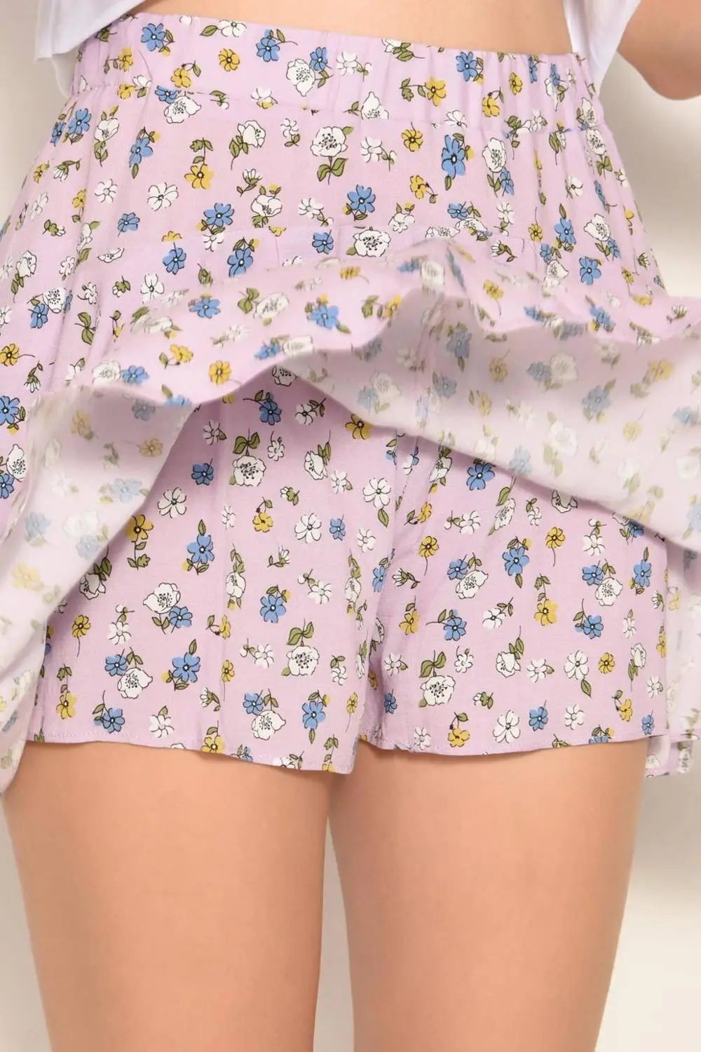 Women High Waist Pleated Mini Skirt Under Floral Patterned Shorts Pop Girls Fashion Style Sweet Cute Dance
Women High Waist Pleated Mini Skirt Under Floral Patterned Shorts Pop Girls Fashion Style Sweet Cute Dance