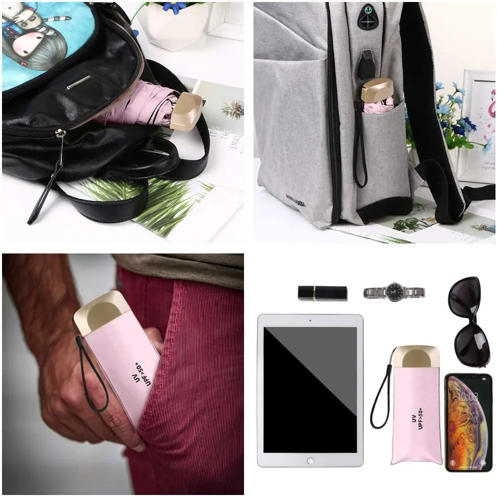 Mini Pocket Umbrella Travel Windproof Male Parasol Portable Female Small Foldable Sun UV Protection Women Rain Umbrella
Mini Pocket Umbrella Travel Windproof Male Parasol Portable Female Small Foldable Sun UV Protection Women Rain Umbrella