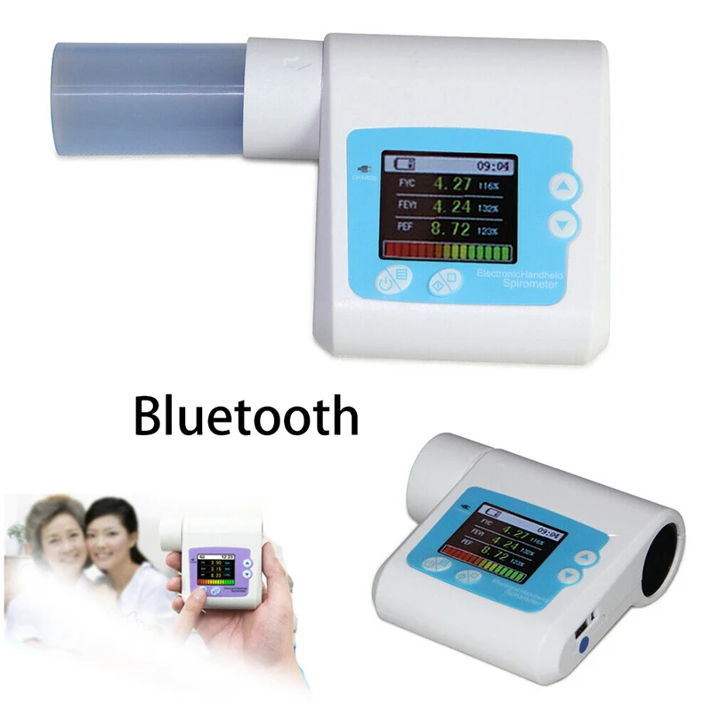 Hot CONTEC SP10W Digital Spirometer Lung Respiratory Diagnosis Monitoring Breathing Function Mouthpiece Bluetooth PC Software
Hot CONTEC SP10W Digital Spirometer Lung Respiratory Diagnosis Monitoring Breathing Function Mouthpiece Bluetooth PC Software