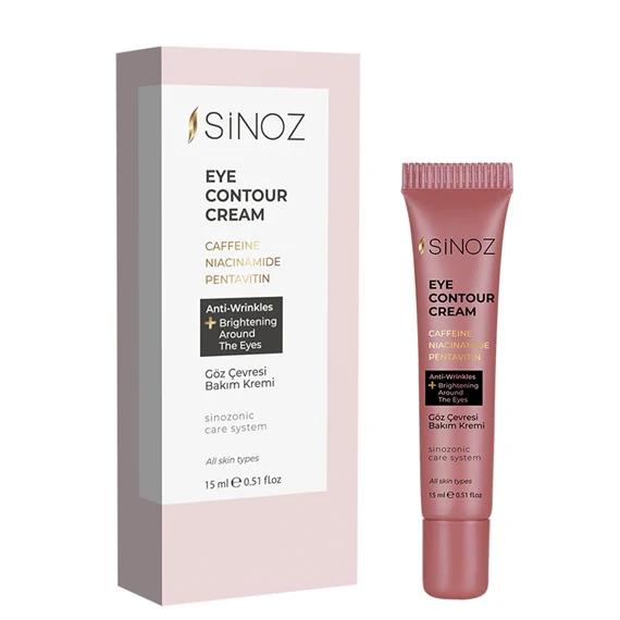 Sinoz Eye Contour Care Cream provides intensive care against under-eye bruises, crow's feet and sagging.
Sinoz Eye Contour Care Cream provides intensive care against under-eye bruises, crow's feet and sagging.