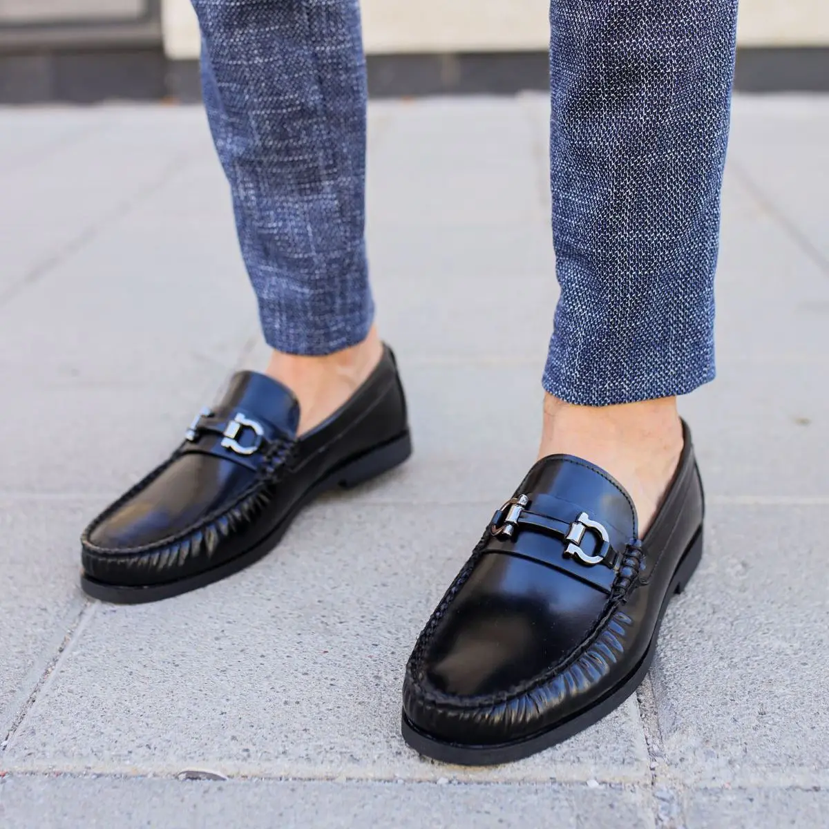Genuine Black Leather Men's Driving Shoes Stylish Design High Quality Turkish Handmade Fast Shipping
Genuine Black Leather Men's Driving Shoes Stylish Design High Quality Turkish Handmade Fast Shipping