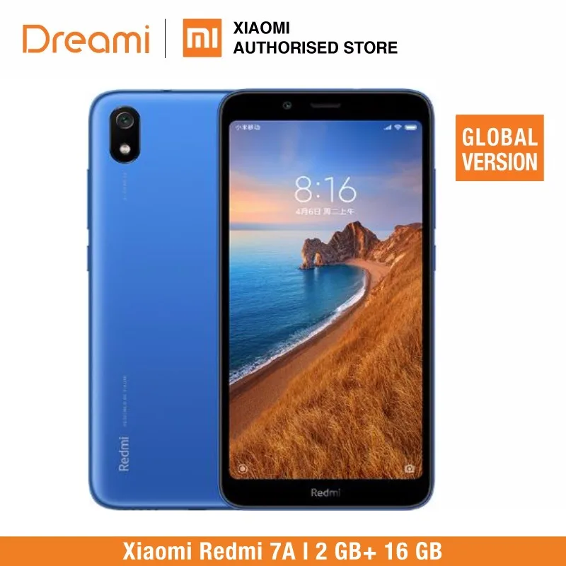 Глобальная версия Xiaomi Redmi 7A 16 ГБ rom 2 ram (абсолютно новая/запечатанная) 7a gb телефон