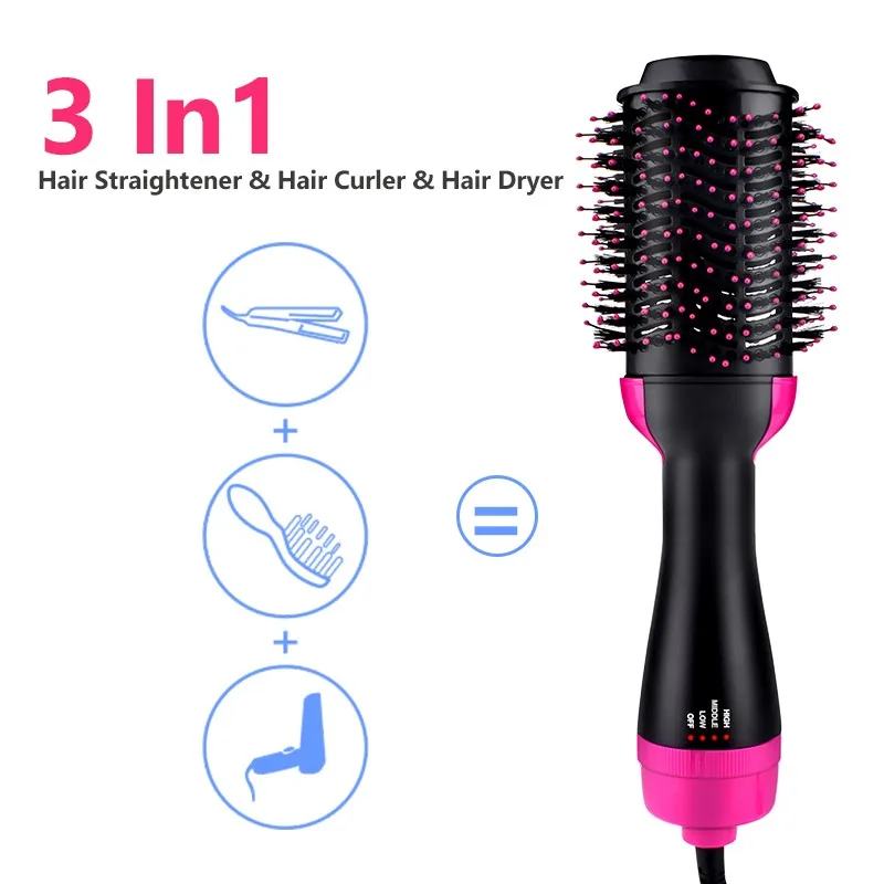 Hair Dryer Hot Air Brush Styler and Volumizer Hair Straightener Curler Hair Comb Roller One Step Electric Ion Blow Dryer Brush
Hair Dryer Hot Air Brush Styler and Volumizer Hair Straightener Curler Hair Comb Roller One Step Electric Ion Blow Dryer Brush