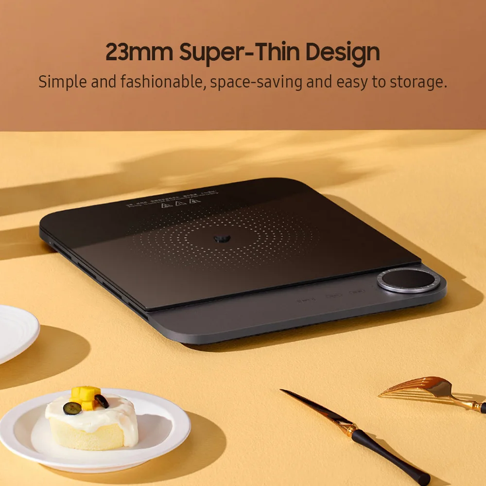 Xiaomi Mijia Super-Thin Touch Induction Cooktop with 99-Temperature/NFC 100W/2100W Electric Single Countertop Burner 220V
Xiaomi Mijia Super-Thin Touch Induction Cooktop with 99-Temperature/NFC 100W/2100W Electric Single Countertop Burner 220V