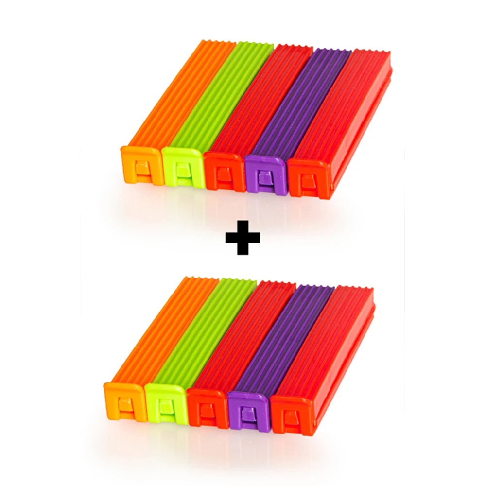 8 PCS Food Sealing Clips Portable New Kitchen Storage Food Snack Sealing Bag Clips Kitchen Gadget Plastic Tool
8 PCS Food Sealing Clips Portable New Kitchen Storage Food Snack Sealing Bag Clips Kitchen Gadget Plastic Tool