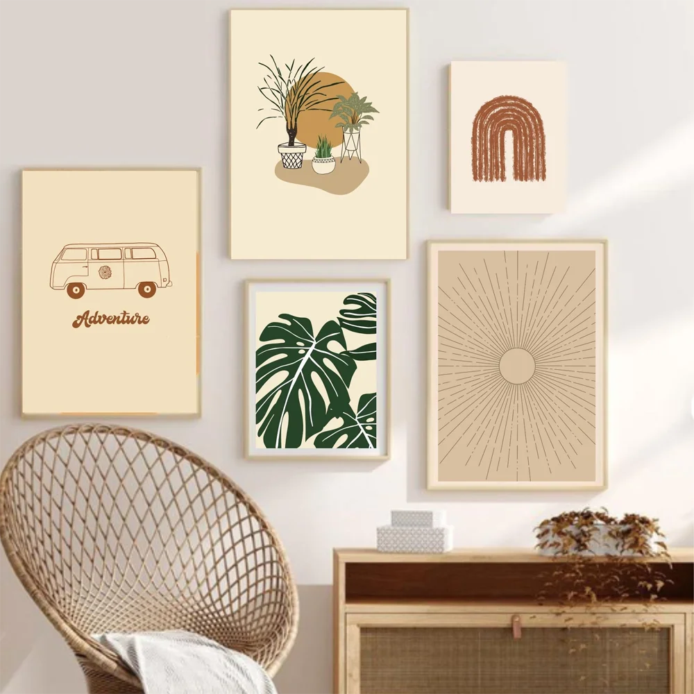 Boho Line Plants Leaf Abstract Sun Rainbow Wall Art Canvas Painting Nordic Posters And Prints Pictures For Living Room Decor
Boho Line Plants Leaf Abstract Sun Rainbow Wall Art Canvas Painting Nordic Posters And Prints Pictures For Living Room Decor
