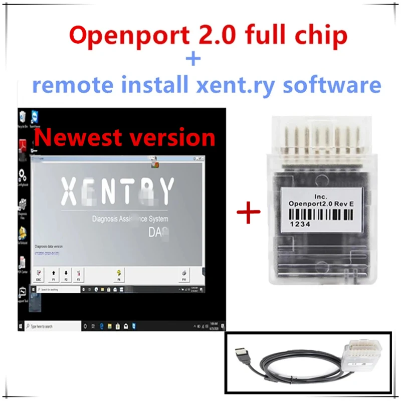 Инструмент для настройки чипа ECU Tactrix Openport 2022 06 Flash OBD2 OBDII с новейшим программным