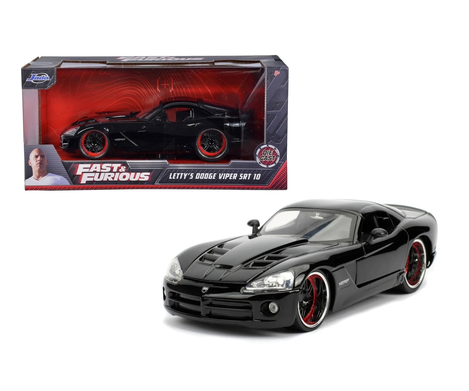 Jada 1/24 Fast & Furious Cars Letty's Dodge Viper Srt 10 Toy For Children Gift For Kids Boy For Car Orginal Metal For Collectors
Jada 1/24 Fast & Furious Cars Letty's Dodge Viper Srt 10 Toy For Children Gift For Kids Boy For Car Orginal Metal For Collectors