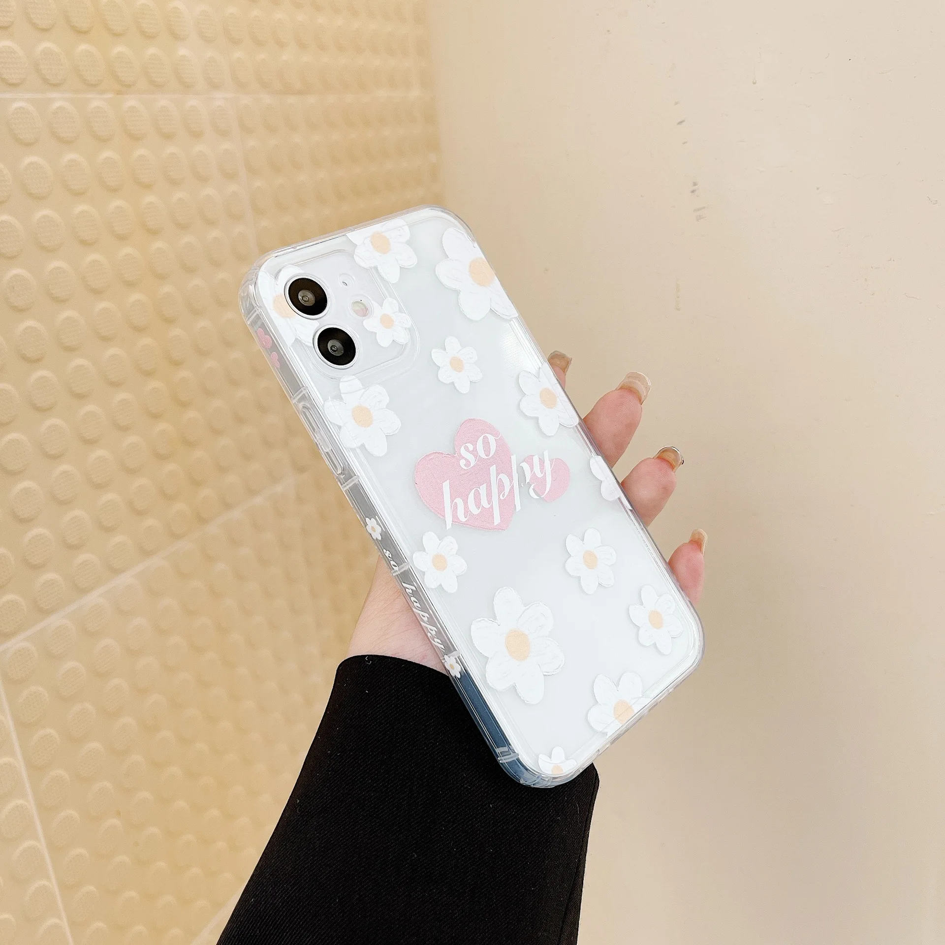 Clear Cute Flower Daisy Love Heart Letters Phone Case For iPhone 13 11 12 Pro Max X XR XS 7 8 Plus SE 2020 Lens Protected Bumper
Clear Cute Flower Daisy Love Heart Letters Phone Case For iPhone 13 11 12 Pro Max X XR XS 7 8 Plus SE 2020 Lens Protected Bumper