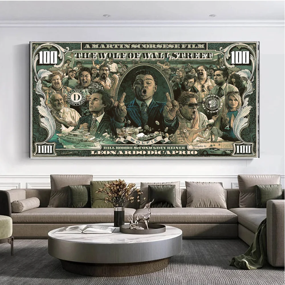 Movie Posters Wolf of Wall Street Canvas Piantings for Modern Posters and Prints Pictures for Living Room Wall Art Home Decor
Movie Posters Wolf of Wall Street Canvas Piantings for Modern Posters and Prints Pictures for Living Room Wall Art Home Decor