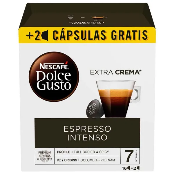 Кофе в капсулах nescafare dolcee Gusto Espresso intenso (18 Uds)|Капсульные кофемашины| |