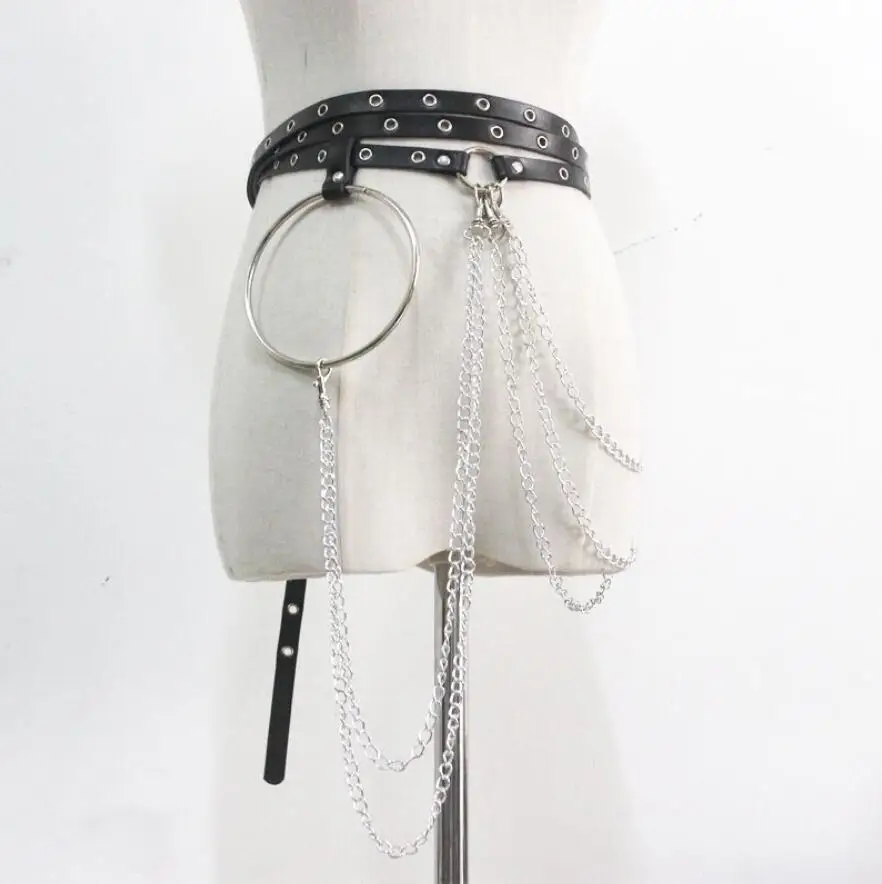BOYSWE Unisex Pu Leather Harness Belts Big O Ring Metal Waist Belt Women Leisure Jeans Chain Buckle Ladies Strap Garter
BOYSWE Unisex Pu Leather Harness Belts Big O Ring Metal Waist Belt Women Leisure Jeans Chain Buckle Ladies Strap Garter